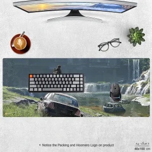 ماوس پد هومرو مدل HX150 طرح The Last of Us سایز 40x100 سانتی‌متر