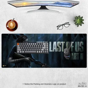 ماوس پد هومرو مدل HX234 طرح The Last of Us سایز 40x100 سانتی‌متر