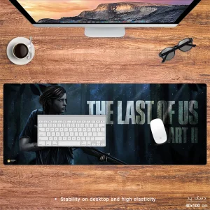 ماوس پد هومرو مدل HX234 طرح The Last of Us سایز 40x100 سانتی‌متر