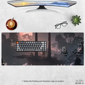 ماوس پد هومرو مدل HX569 طرح Sekiro Shadows Die Twice سایز 40x100 سانتی‌متر