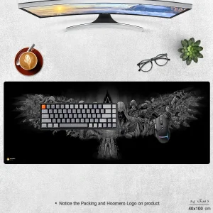 ماوس پد هومرو مدل HX427 طرح Assassin's Creed سایز 40x100 سانتی‌متر