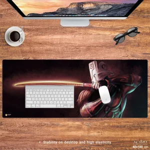 ماوس پد هومرو مدل HX263 طرح Dota2 سایز 40x100 سانتی‌متر