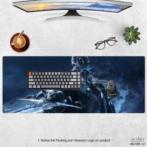 ماوس پد هومرو مدل HX027 طرح وارکرفت World of Warcraft سایز 40x100 سانتی‌متر