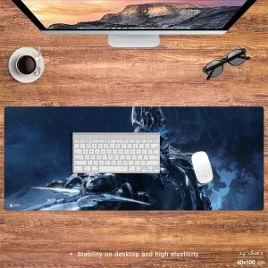 ماوس پد هومرو مدل HX027 طرح وارکرفت World of Warcraft سایز 40x100 سانتی‌متر