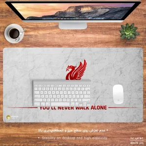 ماوس پد هومرو مدل MX785 طرح باشگاه فوتبال لیورپول