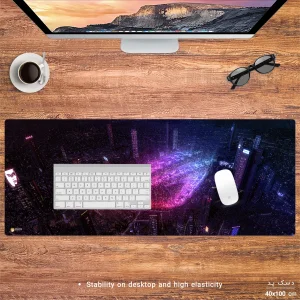 ماوس پد هومرو مدل HX560 طرح ایسوس ROG سایز 40x100 سانتی‌متر