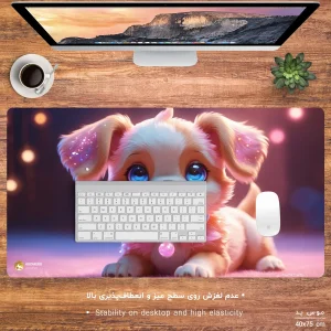 ماوس پد هومرو مدل MX1300 طرح فانتزی سگ