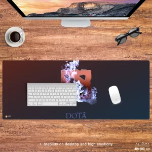 ماوس پد هومرو مدل HX301 طرح بازی Dota 2 سایز 40x100 سانتی‌متر