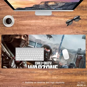 ماوس پد هومرو مدل HX074 طرح کالاف دیوتی Call of Duty سایز 40x100 سانتی‌متر