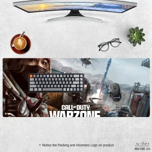 ماوس پد هومرو مدل HX074 طرح کالاف دیوتی Call of Duty سایز 40x100 سانتی‌متر