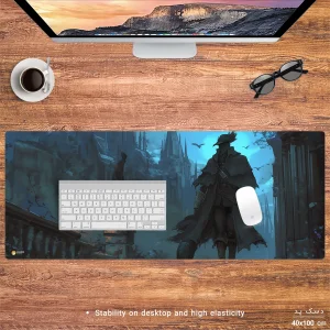 ماوس پد هومرو مدل HX071 طرح بازی Bloodborne سایز 40x100 سانتی‌متر