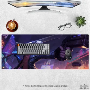 ماوس پد هومرو مدل HX452 طرح بازی دانته Devil May Cry سایز 40x100 سانتی‌متر