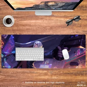 ماوس پد هومرو مدل HX452 طرح بازی دانته Devil May Cry سایز 40x100 سانتی‌متر