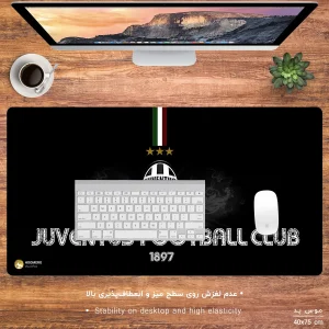 ماوس پد هومرو مدل MX747 طرح باشگاه فوتبال یوونتوس