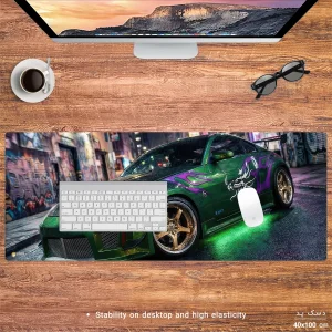 ماوس پد هومرو مدل HX533 طرح Need for Speed سایز 40x100 سانتی‌متر