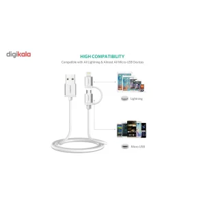 کابل تبدیل USB به لایتنینگ/Lightning یوگرین مدل US165 طول 1.5 متر