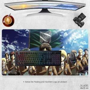 ماوس پد هومرو مدل MX560 طرح انیمه اتک ان تایتان