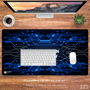 ماوس پد هومرو مدل MX103 طرح تکنولوژی بلاک چین