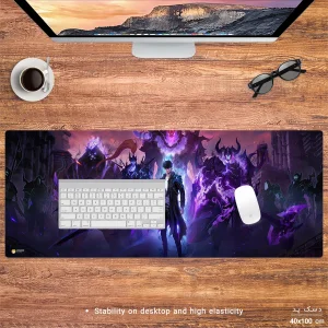 ماوس پد هومرو مدل HX573 طرح Solo Leveling سایز 40x100 سانتی‌متر