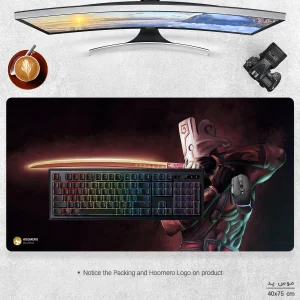 ماوس پد مخصوص بازی هومرو مدل MX076 طرح بازی دوتا 2 Dota