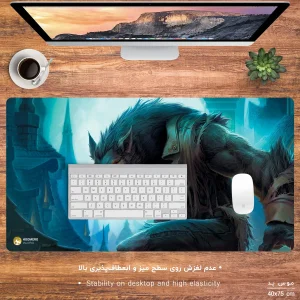 ماوس پد مخصوص بازی هومرو مدل MX968 طرح بازی وارکرفت Warcraft