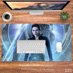ماوس پد هومرو مدل MX449 طرح اسکارلت جوهانسون