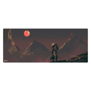 ماوس پد هومرو مدل HX134 طرح Samurai Ronin سایز 40x100 سانتی‌متر