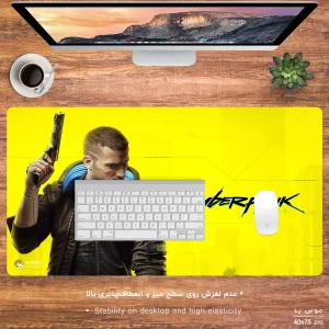ماوس پد مخصوص بازی هومرو مدل MX079 طرح بازی سایبرپانک