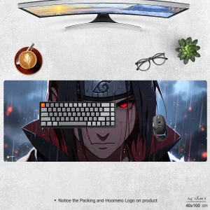 ماوس پد هومرو مدل HX117 طرح Naruto سایز 40x100 سانتی‌متر