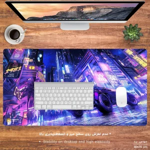 ماوس پد هومرو مدل MX1858 طرح سایبرپانک