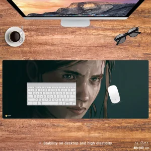 ماوس پد هومرو مدل HX086 طرح بازی The Last of Us سایز 40x100 سانتی‌متر