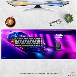 ماوس پد هومرو مدل HX534 طرح Need for Speed سایز 40x100 سانتی متر