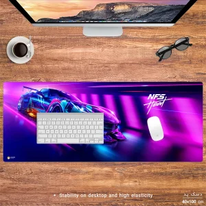 ماوس پد هومرو مدل HX534 طرح Need for Speed سایز 40x100 سانتی متر