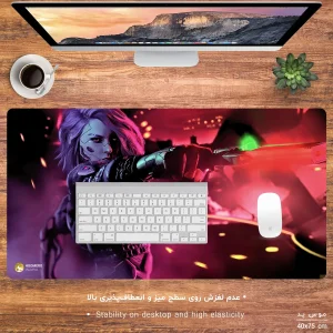 ماوس پد هومرو مدل MX1878 طرح سایبرپانک