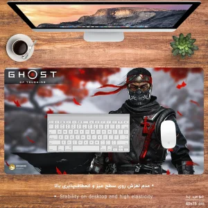 ماوس پد هومرو مدل MX1949 طرح بازی Ghost of Tsushima