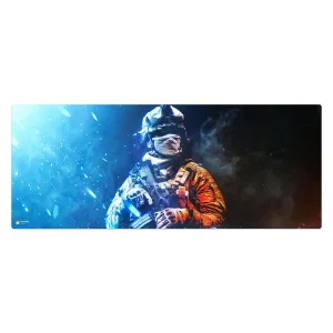 ماوس پد هومرو مدل HX172 طرح Battlefield سایز 40x100 سانتی‌متر