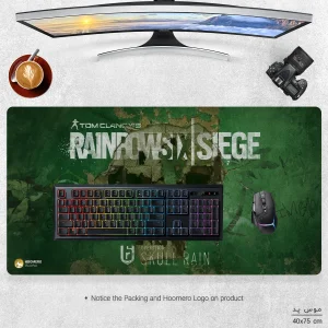 ماوس پد مخصوص بازی هومرو مدل MX176 طرح بازی tom clancys rainbow six siege
