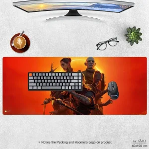 ماوس پد هومرو مدل HX591 طرح The Blood of Dawnwalker سایز 40x100 سانتی‌متر