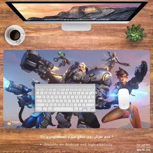 ماوس پد هومرو مدل MX2085 طرح بازی Overwatch