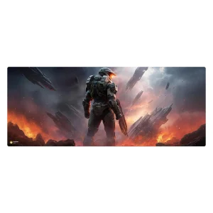 ماوس پد هومرو مدل HX524 طرح Halo Infinite سایز 40x100 سانتی‌متر