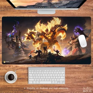 ماوس پد هومرو مدل MX2193 طرح Warcraft