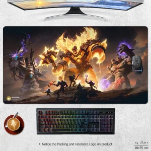 ماوس پد هومرو مدل MX2193 طرح Warcraft