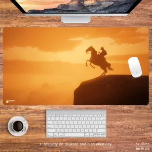 ماوس پد هومرو مدل MX1564 طرح بازی رد دد ریدمپشن Red Dead Redemption