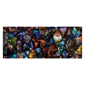 ماوس پد هومرو مدل HX257 طرح بازی Dota 2 سایز 40x100 سانتی‌متر