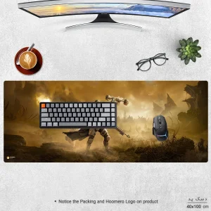 ماوس پد هومرو مدل HX504 طرح HELLDIVERS سایز 40x100 سانتی‌متر