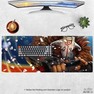 ماوس پد هومرو مدل HX271 طرح Dota سایز 40x100 سانتی‌متر