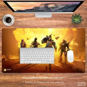 ماوس پد هومرو مدل MX1830 طرح بازی کالاف دیوتی Call of Duty