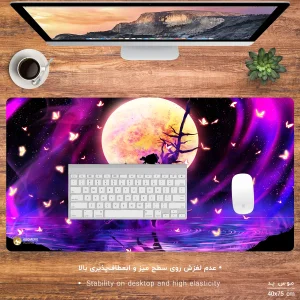 ماوس پد هومرو مدل MX651 طرح انیمه شیطان کش Demon Slayer