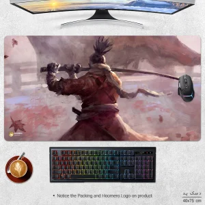ماوس پد هومرو مدل MX1580 طرح بازی Sekiro