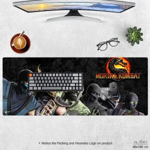 ماوس پد هومرو مدل HX259 طرح Mortal Kombat سایز 40x100 سانتی‌متر